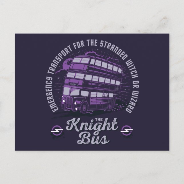Invitation Carte Postale Transport d'urgence - Le Knight Bus (Devant)