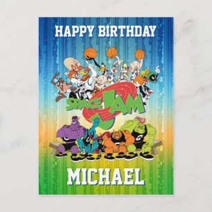 Invitation Carte Postale TUNE SQUAD™ contre Monstars