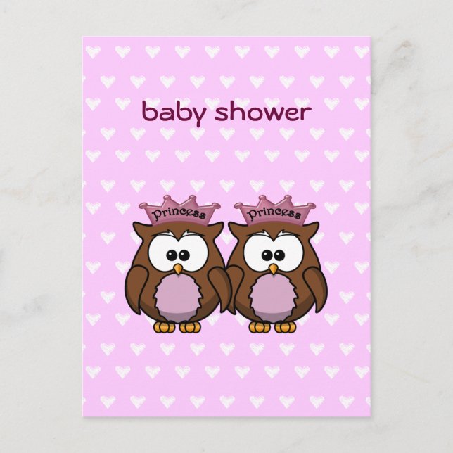 Invitation Carte Postale twin (Devant)