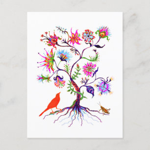 Invitation Carte Postale Un arbre de vie