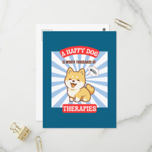 Invitation Carte Postale Un joli chien Shiba chien mignon