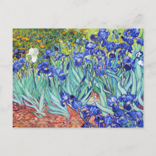 Invitation Carte Postale Vincent Van Gogh peignant les Iris