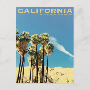 Invitation Carte Postale Vintage Indian Canyons Palm Springs Travel