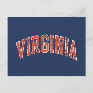 Invitation Carte Postale Virginia Wordmark désorganisé