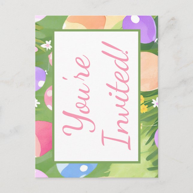 Invitation Carte Postale Vous êtes Invité ! (Devant)