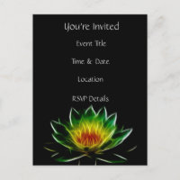 Vous êtes invité | Inner Light l Lotus Art Abstrai