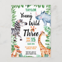 Young Wild et Three Safari Animal 3ème anniversair