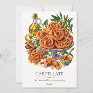 Invitation Cartellate – Vintage Italian Dessert