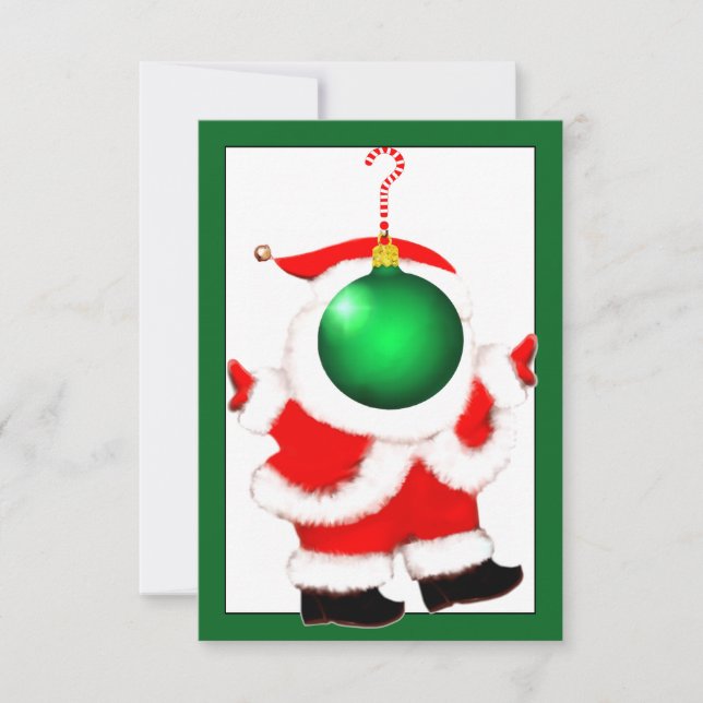 Invitation Cartes-cadeaux Secret Santa (Devant)