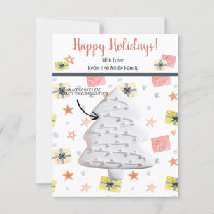Invitation Cartes-cookies de Noël, Cartes-cadeaux personnalis
