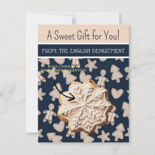 Invitation Cartes-cookies de Noël, Cartes-cadeaux personnalis