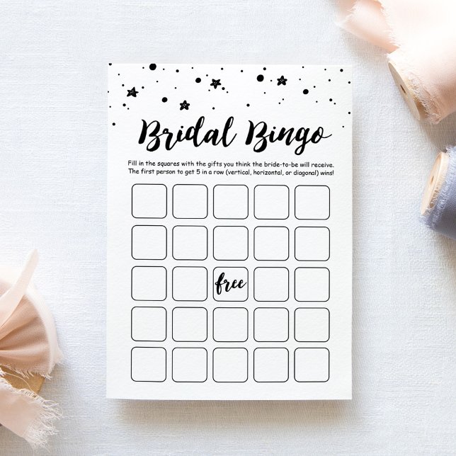 Invitation Carton de jeu de Bingo de Mariage pour Enterrement (Créateur téléchargé)
