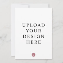 Carton d'invitation 5" x 7"