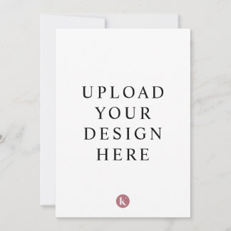 Invitation Carton d'invitation 5" x 7"