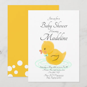 Invitation Carton d'invitation à la baby shower Dessin à la m