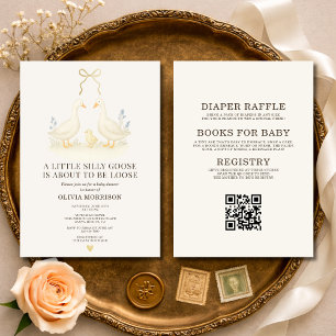 Invitation Carton d'invitation à la baby shower Tout en Un Si