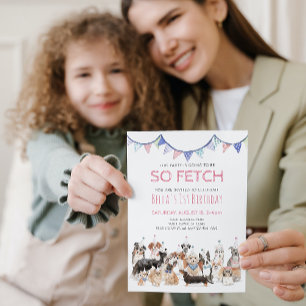 Invitation Carton d'invitation à la fête d'anniversaire de ch