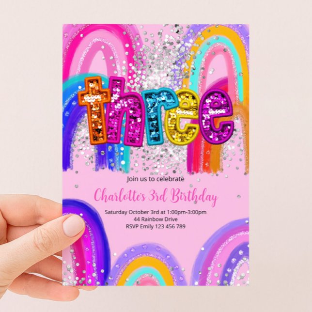 Invitation Carton d'invitation à la fête d'anniversaire de fi (Créateur téléchargé)