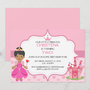Invitation Carton d'invitation à la fête d'anniversaire de no