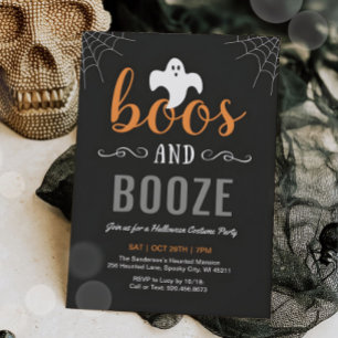 Invitation Carton d'invitation à la fête d'Halloween pour adu