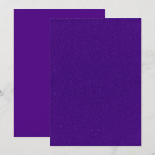 Invitation Carton d'invitation à texture pailletée violette –