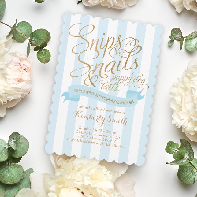 Invitation Carton d'invitation à une Baby Shower pour bébé ga (Créateur téléchargé)