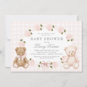 Invitation Carton d'invitation à une baby shower pour Nous po
