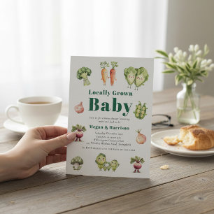 Invitation Carton d'invitation à une baby shower pour un bébé
