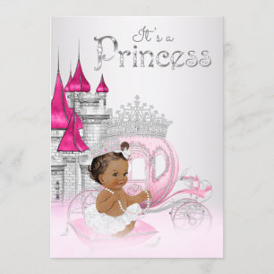 Invitation Carton d'invitation à une baby shower pour une pri