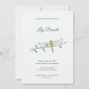 Invitation Carton d'invitation à une baby shower Pygmy Basker