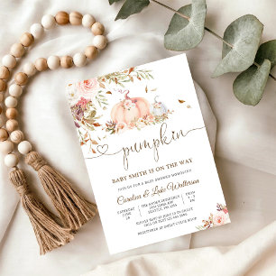Invitation Carton d'invitation à une baby shower sur le thème