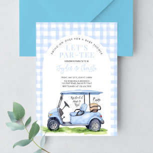Invitation Carton d'invitation à une baby shower sur le thème