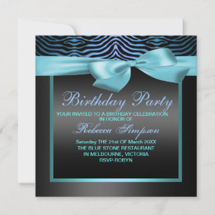 Invitation Carton d'invitation à une fête d'anniversaire avec