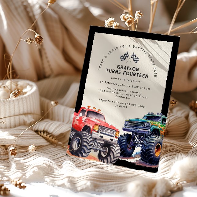 Invitation Carton d'invitation à une fête d'anniversaire sur  (Créateur téléchargé)