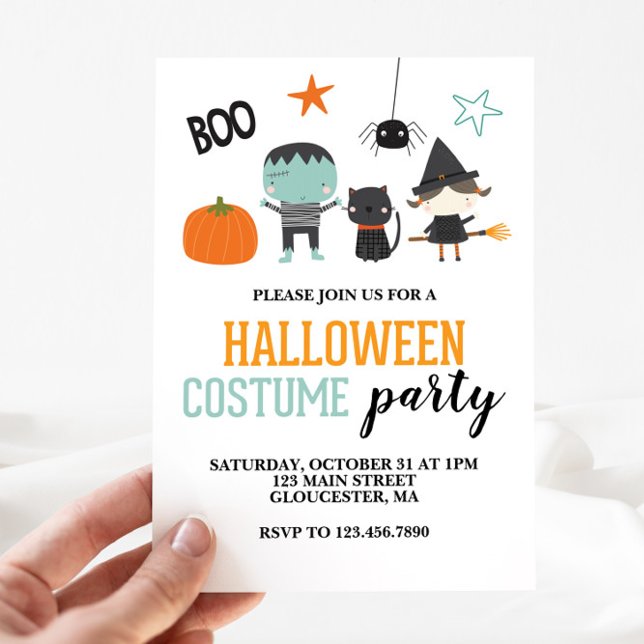 Invitation Carton d'invitation à une fête d'Halloween pour en (Créateur téléchargé)