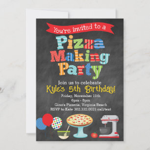 Invitation Carton d'invitation à une soirée de fabrication de