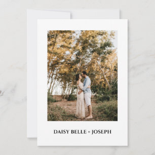 Invitation Carton d'invitation avec photo "Sauver la date"