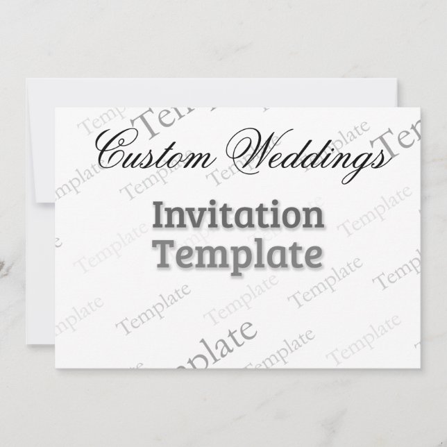 Invitation Carton d'invitation blanc mat 13 x 18 cm (Devant)