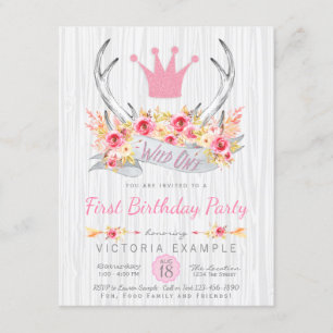 Invitation Carton d'invitation Bohème Princess Tribale de la 
