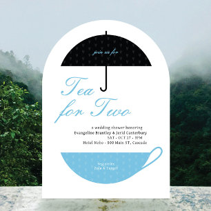 Invitation Carton d'invitation classique pour une tasse de th