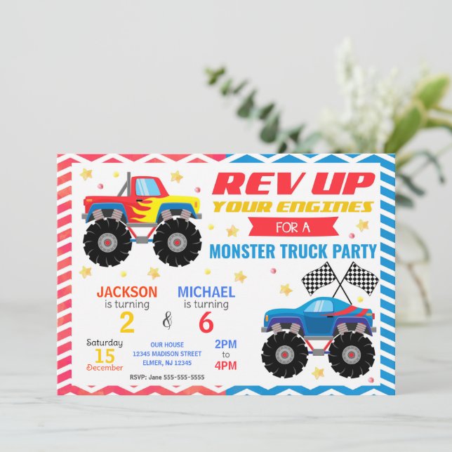 Invitation Carton d'invitation conjoint d'anniversaire pour f (Debout devant)