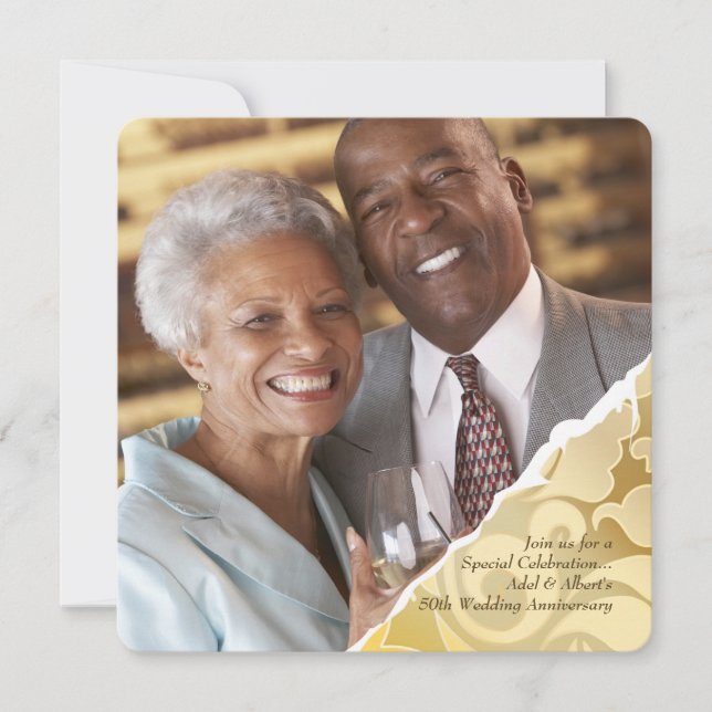 Invitation Carton d'invitation d'anniversaire avec photo aux  (Devant)