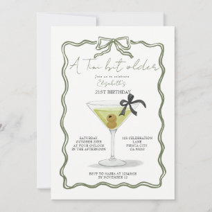 Invitation Carton d'invitation d'anniversaire avec un arc sag