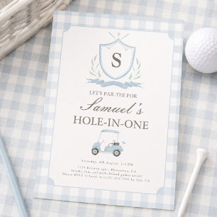 Invitation Carton d'invitation d'anniversaire Blue and Pink H