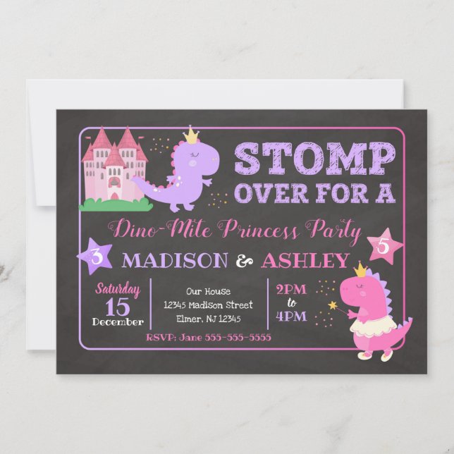 Invitation Carton d'invitation d'anniversaire conjoint de din (Devant)