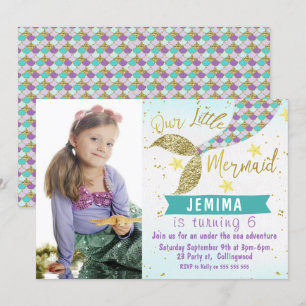 Invitation Carton d'invitation d'anniversaire de queue de sir