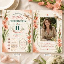 Carton d'invitation d'anniversaire du dragonfly Gl