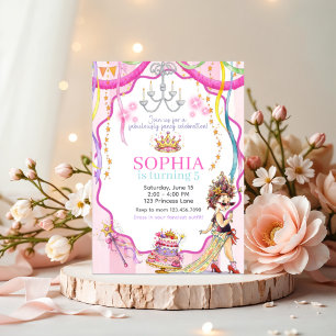 Invitation Carton d'invitation d'anniversaire Fancy Nancy   P