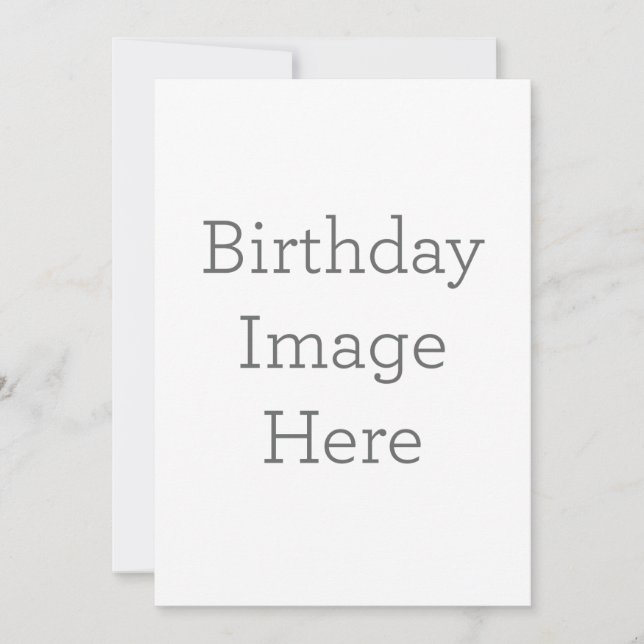 Invitation Carton d'invitation d'anniversaire personnalisé (Devant)