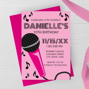 Invitation Carton d'invitation d'anniversaire pour enfants au